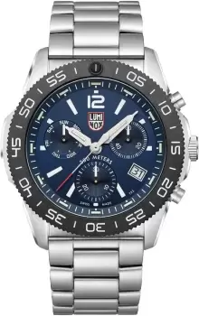 Image of Luminox Watch Sea Pacific Diver Chronograph 3140 Black Blue Bracelet