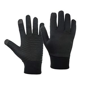 Image of Precision Unisex-Youth Essential Warm Players Gloves, Black, Junior