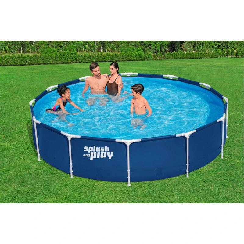Image of Bestway Splash and Play 12ft Fr Pool Ch63 Blue unisex One Size
