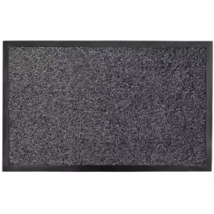 Image of JVL Admiral 60 x 90cm Dirt Stopper Door Mat - Charcoal