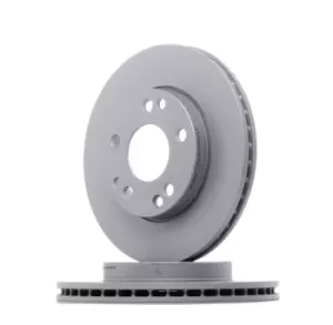 Image of ATE Brake disc 24.0122-0124.1 Brake rotor,Brake discs MERCEDES-BENZ,190 (W201)