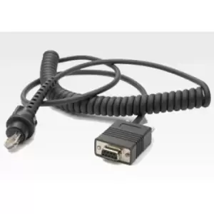 Image of Zebra RS232 cable serial cable Grey 2.4 m