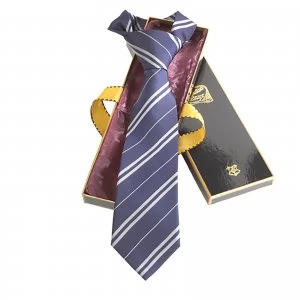 Image of Harry Potter 100% Silk Ravenclaw Necktie in Madam Malkins Box