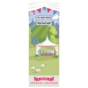 Image of Great British Bake Off Slim Calendar 2023, Multi