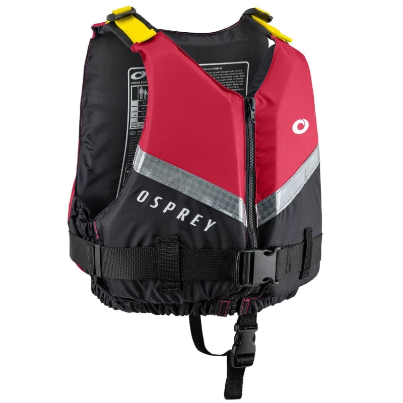 Image of Osprey Action Sports Buoyancy Aid Junior 50N Waterproof Buoyancy Vest in Red Size: S/M Red Unisex S/M