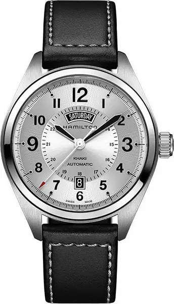 Image of Hamilton Watch Khaki Field Day Date Auto - Silver HM-738