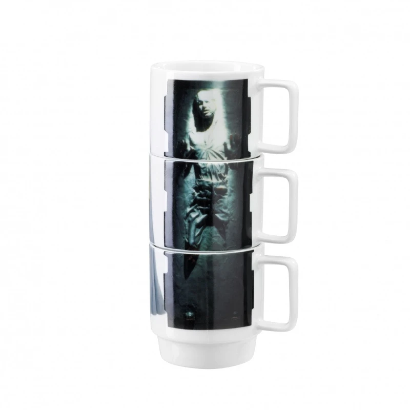Image of Star Wars Stacking Mugs Leia, Han, Lando