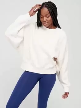 Image of adidas Originals Sweatshirt - Off White, Size 16, Women