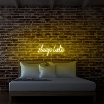 Image of Sleep Late - Yellow Yellow Wall Lamp
