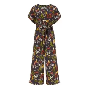 Image of Yumi Navy Animal Kingdom Jumpsuit - Blue