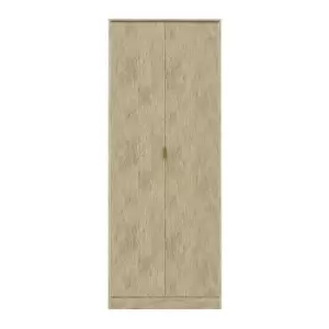 Image of Hirato Ready Assembled 2 Door Wardrobe Bardolino Oak