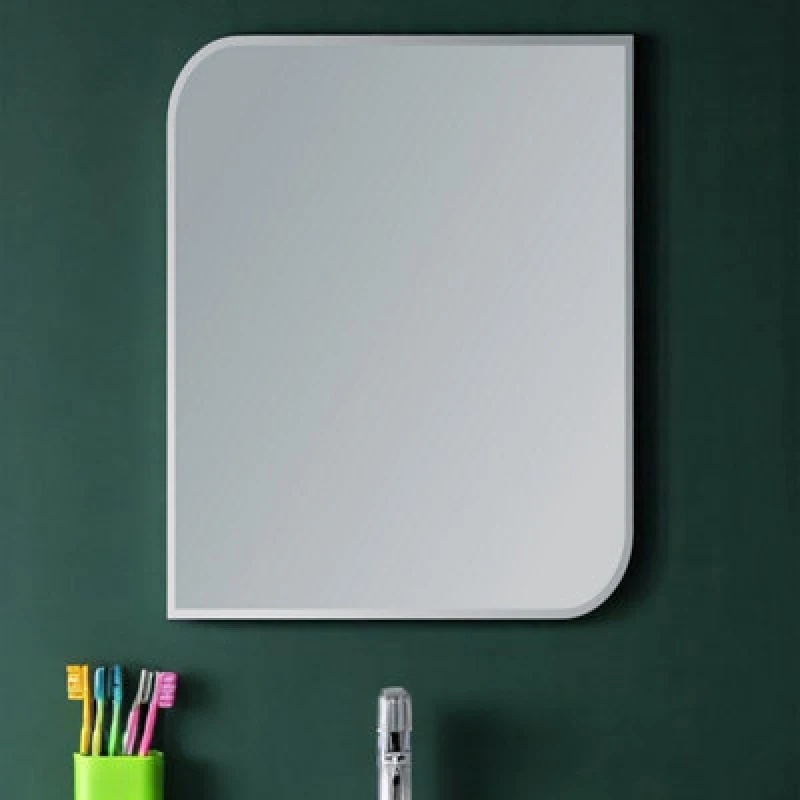 Image of Showerdrape Islington Large Rectangular Bathroom Wall Mirror 70 X 50Cm, Silver ISLINL