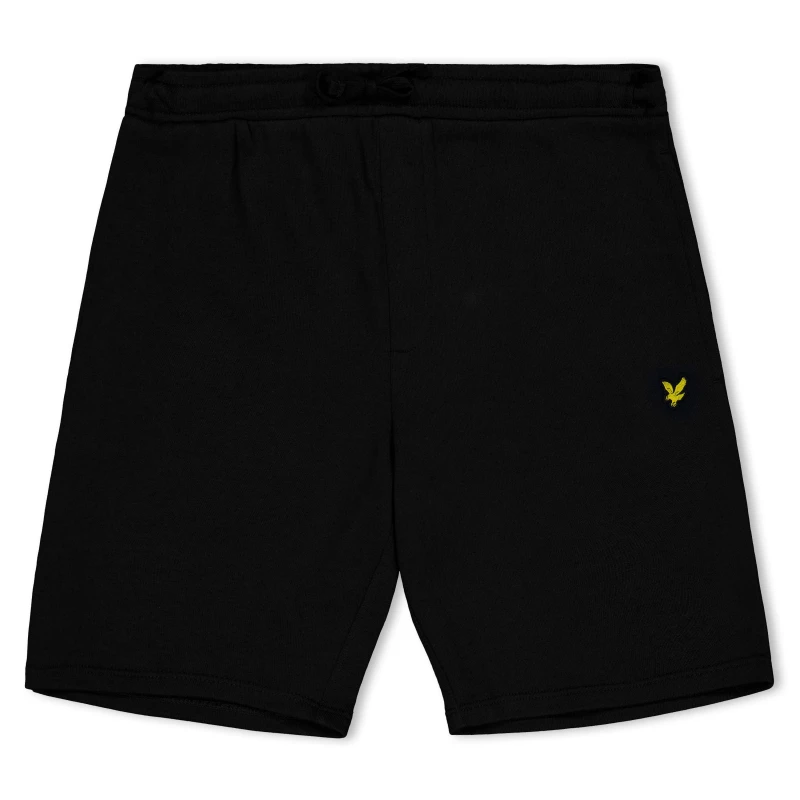 Image of Lyle and Scott Kids Fleece Jogger Shorts Dark Navy Z271 male 8-9Y