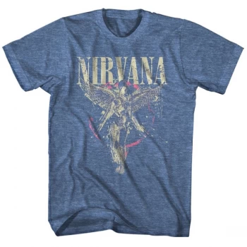 Image of Nirvana - In Utero Unisex Medium T-Shirt - Blue