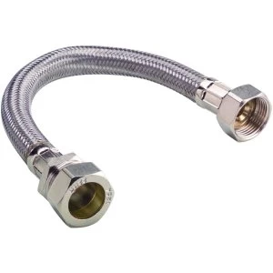 Image of Wickes Flexible Tap Connector - 22 x 19 x 500mm