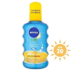 Image of Nivea Sun Invisible Protect Spray Spf20 200ml
