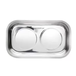 Image of Gedore Stainless steel tray w.2xmagn. 240x140mm