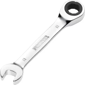 Image of Draper Hi-Torq Stubby Ratchet Combination Spanner 8mm