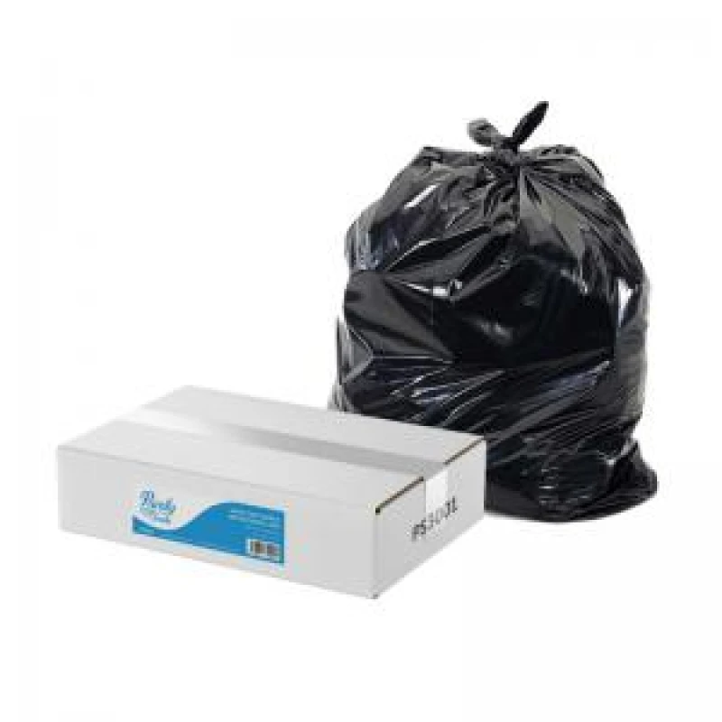 Image of ValueX Heavy Duty Refuse Sacks Black (Pack 200) PS3001