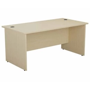 Image of TC Office Rectangular Desk with Panel End Legs 1800 x 800mm, Maple