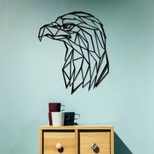 Image of Eagle 4 Black Decorative Metal Wall Accessory