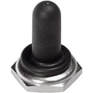 Image of APEM N35111005 Sealing cap Nickel-coated, Black