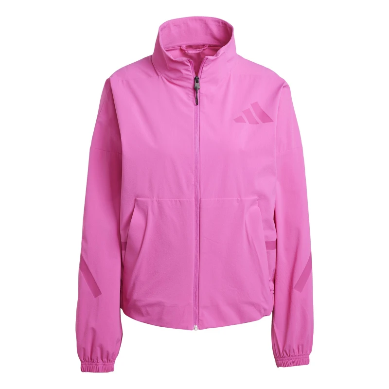 Image of adidas Z.N.E. Woven Full-Zip Track Top Fuchsia female 14 (L)