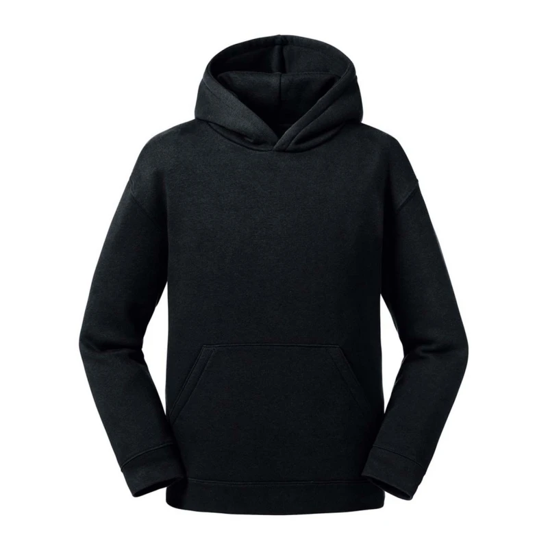 Image of Russell Authentic Hooded Sweatshirt in Black Size: 3-4 Years Black Unisex 3-4 Years