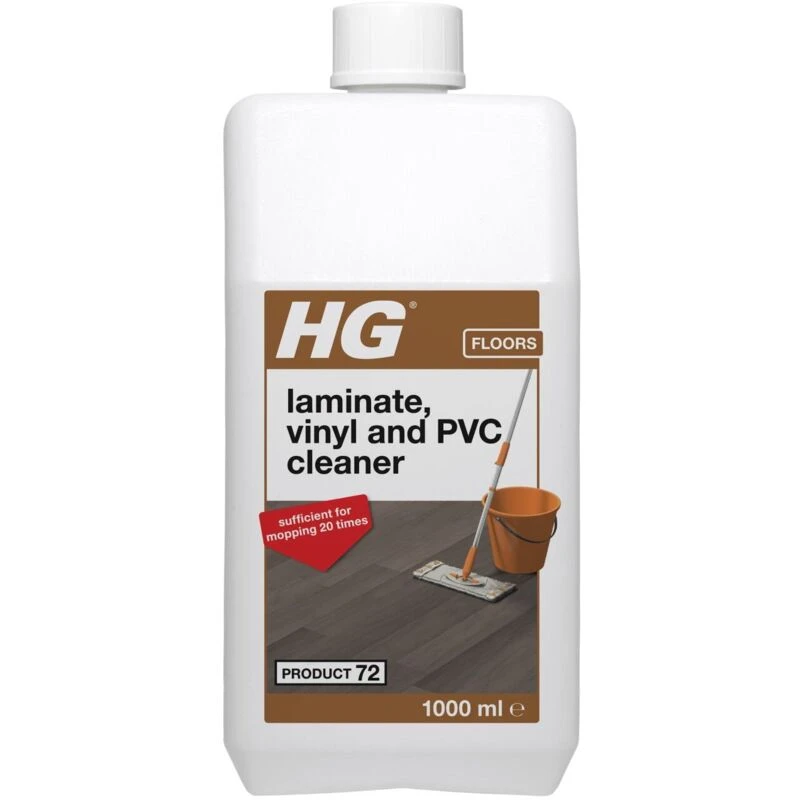Image of HGL HG Laminate, Vinyl & PVC Cleaner (Product 72) 1 litre White unisex
