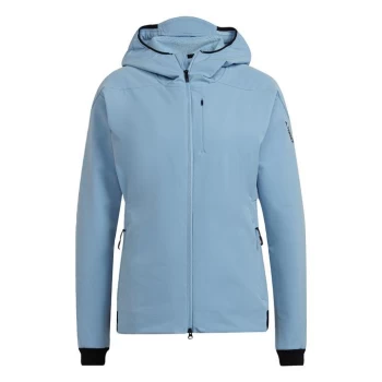 Image of adidas Terrex Ultimate Hooded Fleece Womens - Ambient Sky