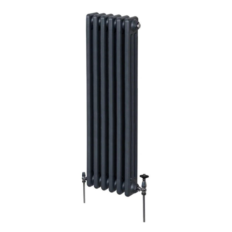Image of Monstershop Traditional 3 Column Radiator - 1500 X 292Mm - Anthracite Grey 213113