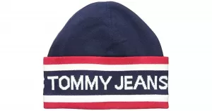 Image of Tommy Hilfiger Heritage Beanie - Navy/Red