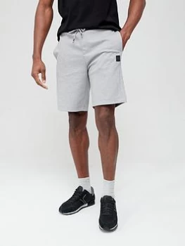 Image of BOSS Lamson Jersey Shorts - Silver, Size L, Men