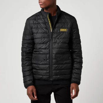 Image of Barbour International Mens Legacy Drive Quilt Jacket - Black - S