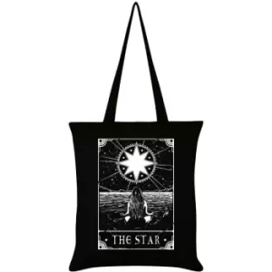 Image of Deadly Tarot The Star Tote Bag (One Size) (Black/White) - Black/White