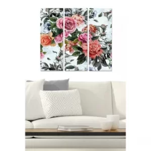 Image of MDF200284079 Multicolor Decorative MDF Painting (3 Pieces)