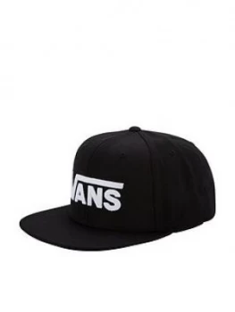 Image of Vans Drop V Ii Snapback Cap - Black/White, Men