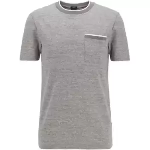 Image of Boss Tessler Pocket T Shirt - Grey