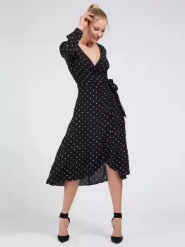 Image of Guess All Over Print Long Dress