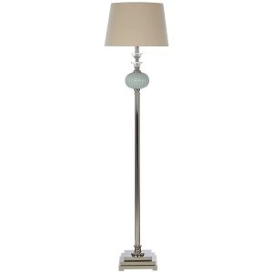 Image of Premier Housewares Ulyana Floor Lamp with Natural Shade