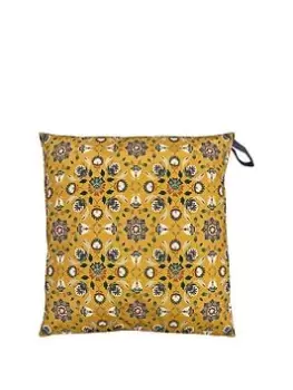 Image of Furn Folk Flora Water And Uv Resistant Outdoor Floor Cushion