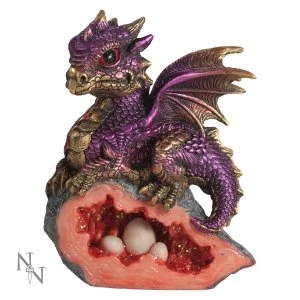 Image of Nest Guardian Red Dragon Figurine