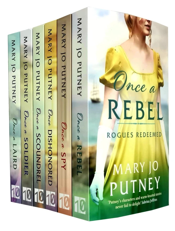 Image of Mary Jo Putney Rogues Redeemed Collection 6 Books Set (Once a Soldier, Once a Rebel, Once a Scoundrel, Once a Spy) Mary Jo Putney Books