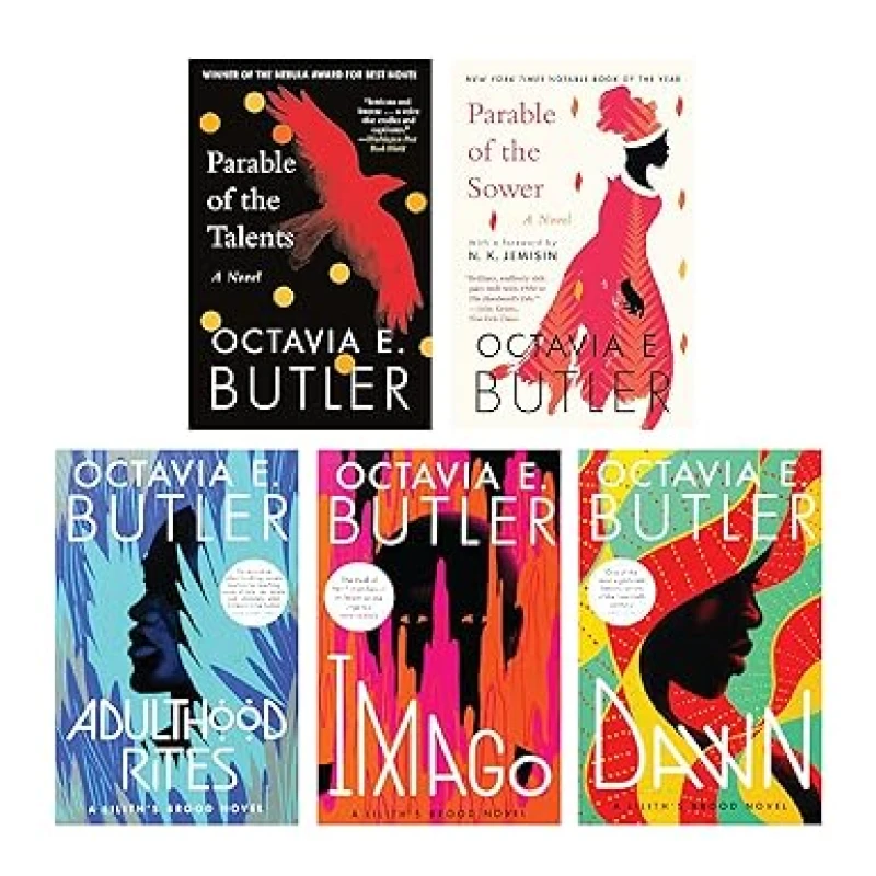 Image of Lilith's Brood & Parable Series 5 Books Collection Set By Octavia Butler (Adulthood Rites, Dawn) Octavia Butler Books