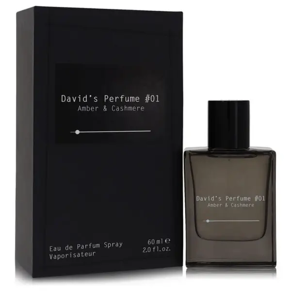 Image of David's Perfume 01 Amber & Cashmere Eau de Parfum For Him 60ml