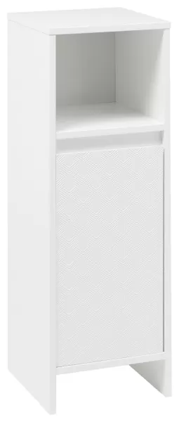 Image of Lloyd Pascal Hana Single Door Floor Cabinet White