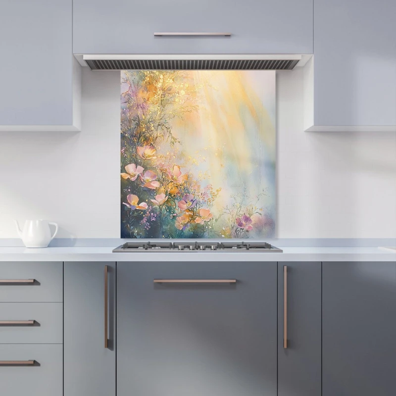 Image of Designer Kitchen Splashbacks Ava Sterling: 00007 Kitchen Splashback Size: 900mm x 650mm Multicolor Unisex 900mm x 650mm