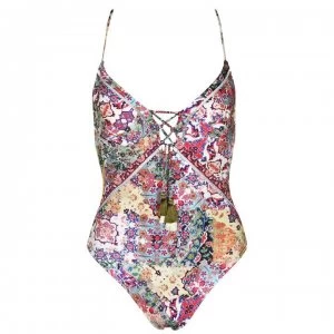 Image of Watercult Vintage Plunge Swimsuit - 319ECLECTICMIX