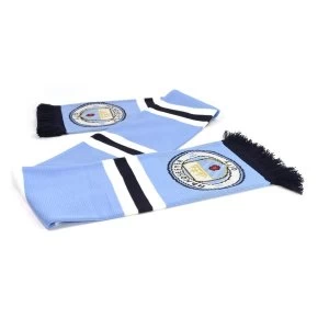 Image of Man City Shader Scarf New Crest