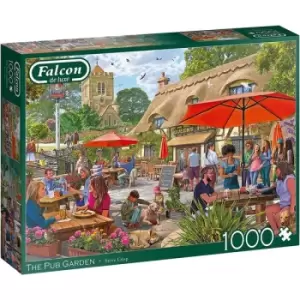 Image of Jumbo Falcon De Luxe The Pub Garden 1000 Piece Jigsaw Puzzle